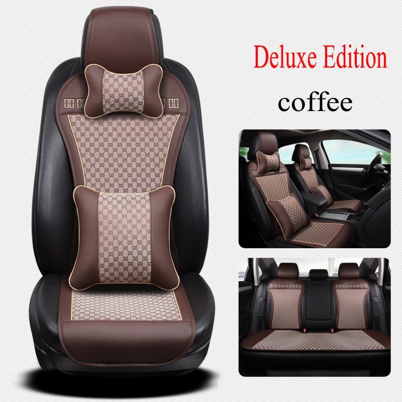 Kalaisike  带  ڵ ¼     fiesta s ִ Ž谡 ecosport kuga  ¼ Ŀ/Kalaisike leather Universal Car Seat Cushion for Ford all models fo